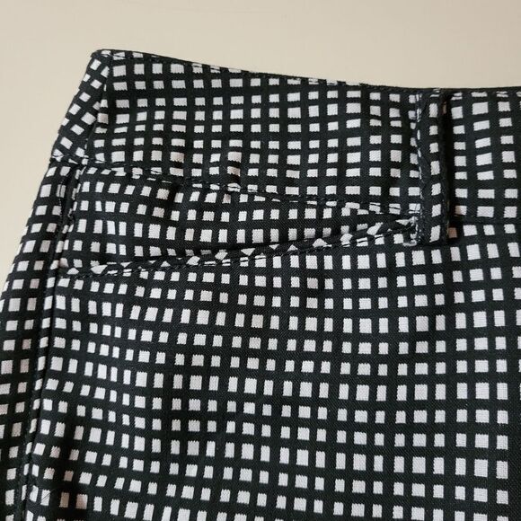Zac & Rachel Women's Slim Leg Black Check Pants - Picture 9 of 14